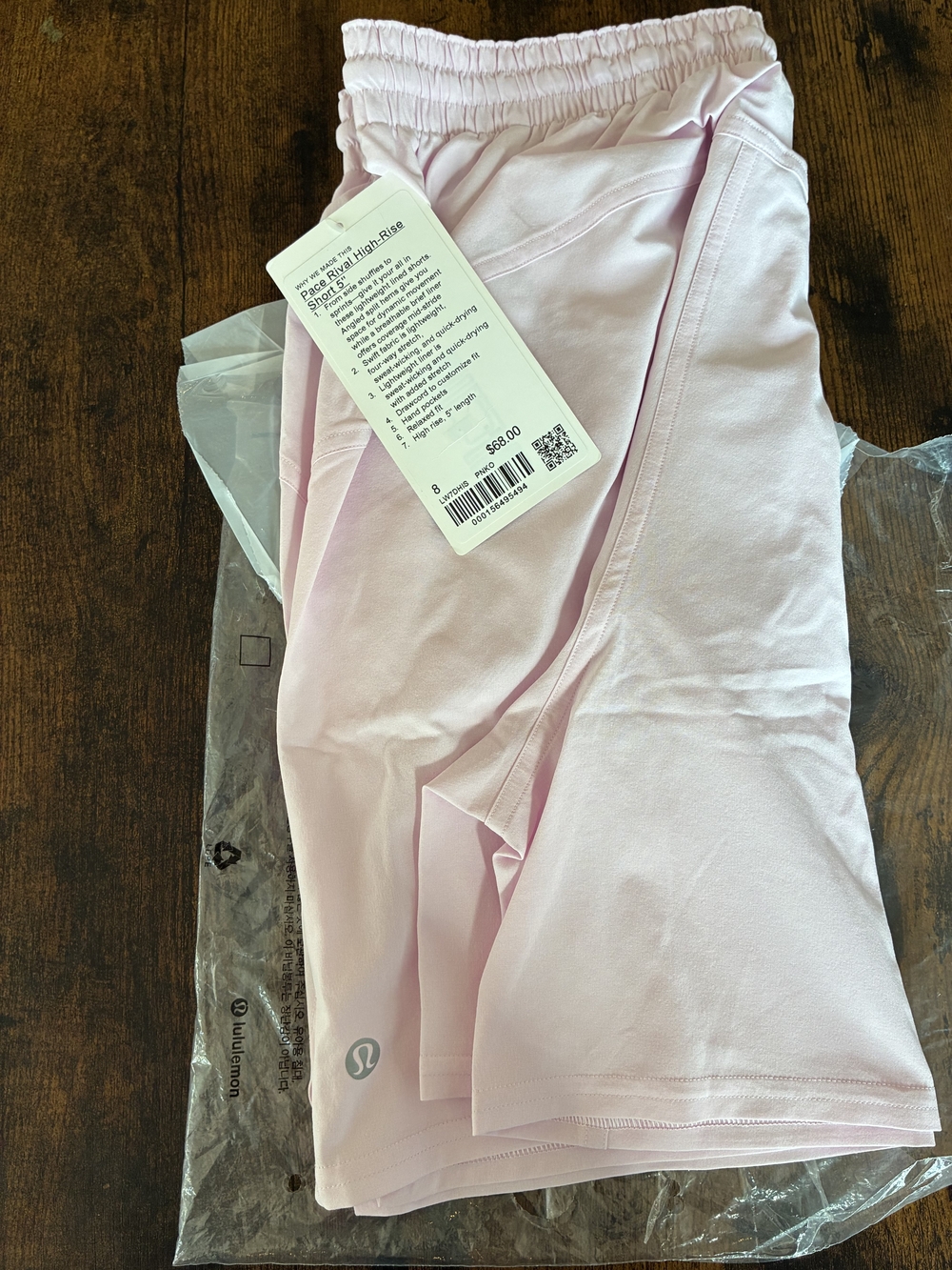 lululemon athletica Pale Pink High-Rise Lounge Shorts